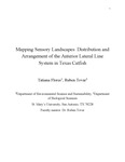 Mapping Sensory Landscapes: Distribution and Arrangement of the Anterior Lateral Line System in Texas Catfish