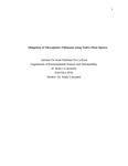 Sustainable Mitigation of Microplastic Pollutants Using Native Plant Species