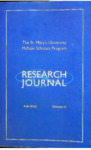 McNair Scholars Journal Volume III by St. Mary's University