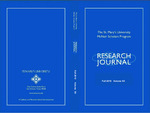 McNair Scholars Research Journal Volume XII by St. Mary's University