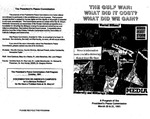 The Gulf War: What Did It Cost? What Did We Gain? by St Mary's University