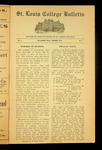 St. Louis College Bulletin (Volume 1, Issue 3, Edition 1)