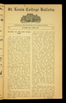St. Louis College Bulletin (Volume 1, Issue 5, Edition 1)