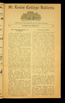 St. Louis College Bulletin (Volume 1, Issue 6, Edition 1)