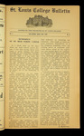 St. Louis College Bulletin (Volume 1, Issue 9, Edition 1)
