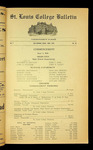St. Louis College Bulletin (Volume 1, Issue 10, Edition 1)