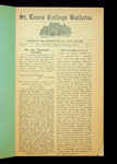 St. Louis College Bulletin (Volume 2, Issue 1, Edition 1)