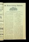 St. Louis College Bulletin (Volume 2, Issue 8, Edition 1)