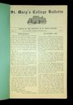 St. Mary's College Bulletin (Volume 5, Issue 1, Edition 1)