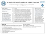 A Research proposal: Morality as a social construct