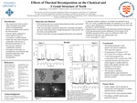Effects of Thermal Decomposition on the Chemical and Crystal Structure of Teeth by Aislinn Reyes, Chris Rightsell, Gabriela Azcárate, Ivet Gil-Chavarria, and Arturo Ponce